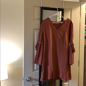 Cremieux burnt orange dress